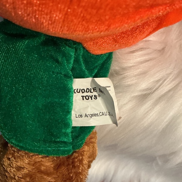 Cuddle Toys Halloween Teddy Bear Pumpkin Costume Plush 12” - Picture 3 of 6